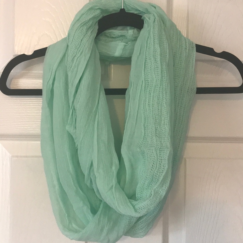 Mint Linen Scarf